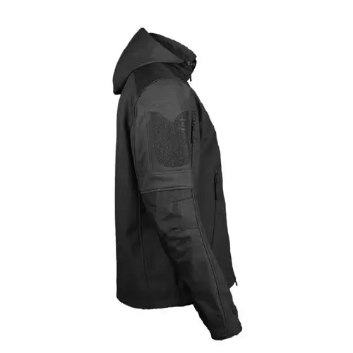 Softshell Ripstop Noire GK DUTYCALL - veste softshell 3 couches imperméable et respirante