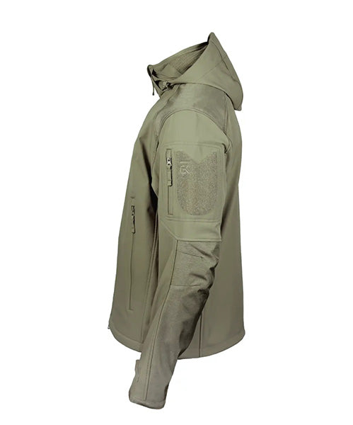Softshell Ripstop OD Green - GK DUTYCALL DC30241V - Membrane 5000/5000mm - Renforts CORDURA® 500D - NYCTALOPE