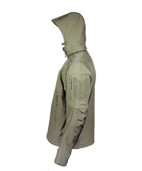 Softshell Ripstop OD Green - GK DUTYCALL DC30241V - Membrane 5000/5000mm - Renforts CORDURA® 500D - NYCTALOPE