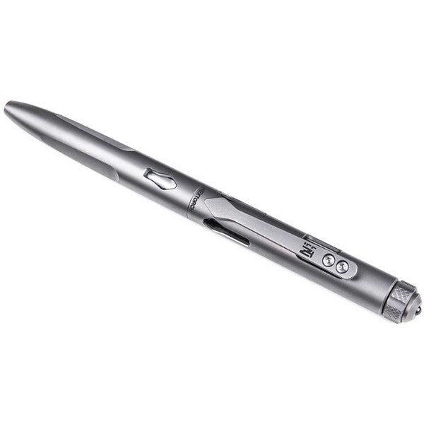 Nextorch NP11 Ti - Stylo tactique de sécurité avec brise vitre - Titane - NYCTALOPE