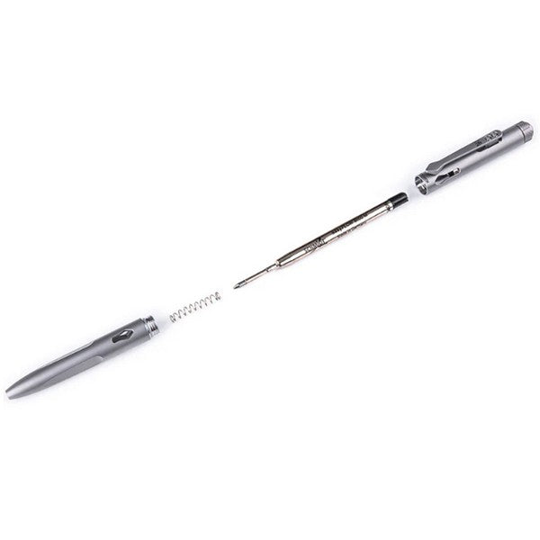 Nextorch NP11 Ti - Stylo tactique de sécurité avec brise vitre - Titane - NYCTALOPE