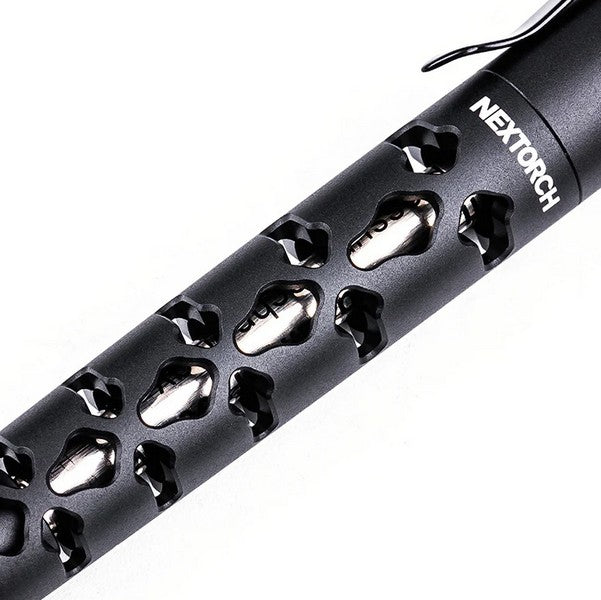 Nextorch NP20 - Stylo tactique de sécurité avec brise vitre - Noir  NYCTALOPE  