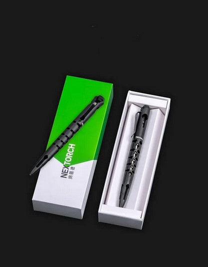 Nextorch NP20 - Stylo tactique de sécurité avec brise vitre - Noir  NYCTALOPE  