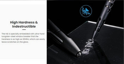 Nextorch NP20 - Stylo tactique de sécurité avec brise vitre - Noir  NYCTALOPE  