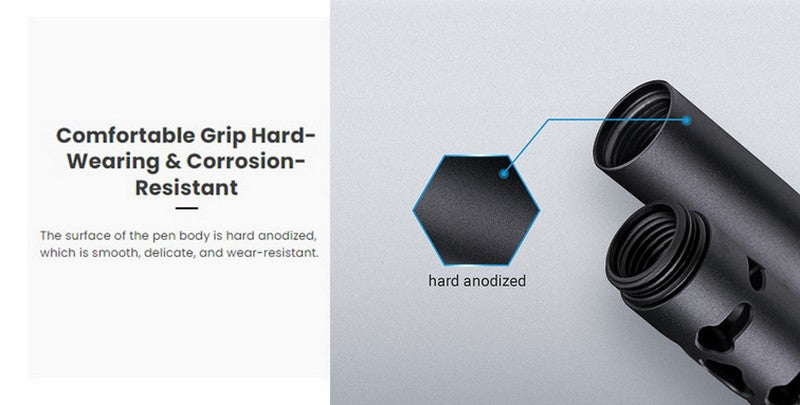 Nextorch NP20 - Stylo tactique de sécurité avec brise vitre - Noir  NYCTALOPE  