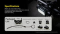 Support Guidon VTT Nitecore BM06 - NYCTALOPE