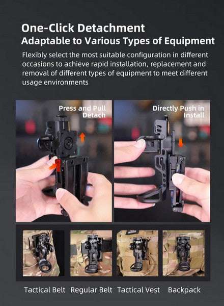 Klarus AH3 Etui Holster à tirage rapide pour lampe XT11S, XT11GT Pro, XT12S, XT21C  NYCTALOPE  