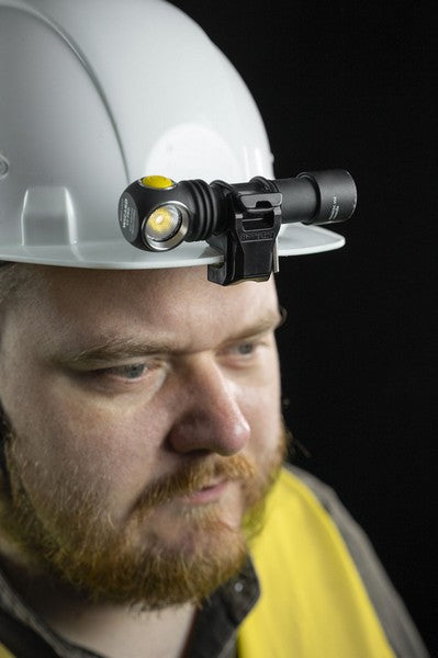 Support Armytek AHM-04 pour casque de chantier, sécurité, lampe Wizard et Elf  NYCTALOPE  