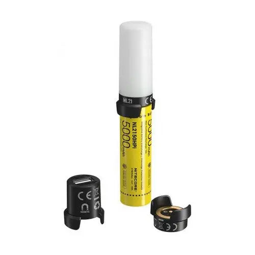 Système Intelligent Nitecore 21700SET – 5000mAh Power Bank + Lanterne - NYCTALOPE