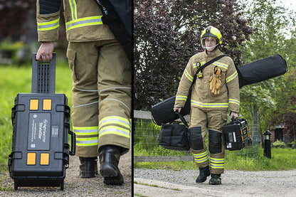 Tour d'éclairage Nightsearcher STRATOSTAR 115000 Lumens - Batterie LiFePO4 18Ah - Trépied 4,5m - IP67 - NYCTALOPE