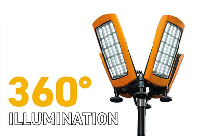 Tour d'éclairage Nightsearcher STRATOSTAR-X 115000 Lumens - Batterie LiFePO4 30Ah - Trépied 4,5m - IP67 - NYCTALOPE