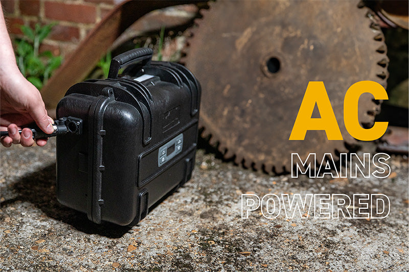 Tour d'éclairage Nightsearcher STRATOSTAR AC 115000 Lumens - Alimentation secteur 110-240V - Trépied 4,5m - IP67 - NYCTALOPE