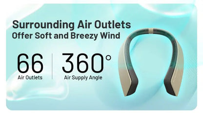 Ventilateur de cou portable Nitecore NEF20 – capacité 4000 mAh – Rechargeable USB-C  NYCTALOPE  