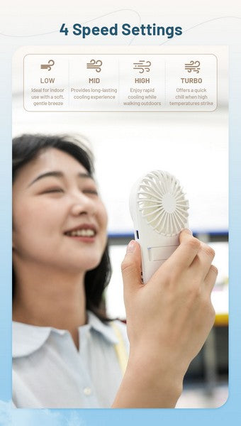 Ventilateur de poche multifonctions Nitecore NEF02 - rechargeable avec lumière d'appoint  NYCTALOPE  