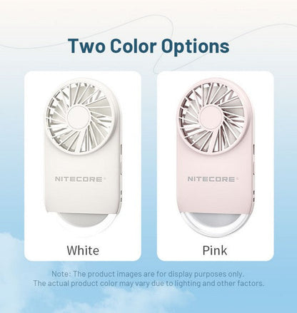 Ventilateur de poche multifonctions Nitecore NEF02 - rechargeable avec lumière d'appoint  NYCTALOPE  