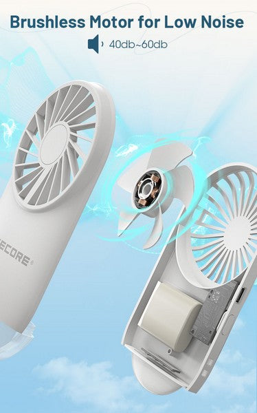 Ventilateur de poche multifonctions Nitecore NEF02 - rechargeable avec lumière d'appoint