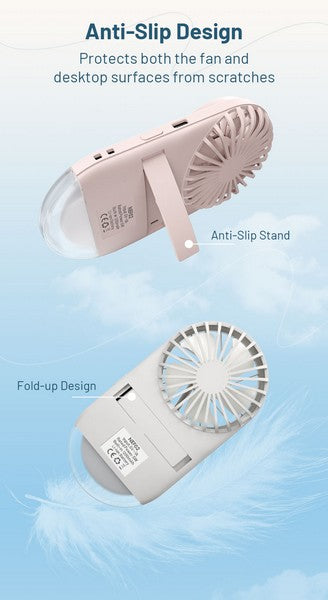 Ventilateur de poche multifonctions Nitecore NEF02 - rechargeable avec lumière d'appoint  NYCTALOPE  