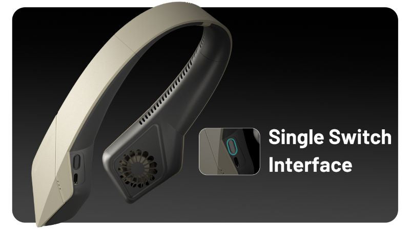 Ventilateur de cou portable Nitecore NEF20 – capacité 4000 mAh – Rechargeable USB-C Nitecore