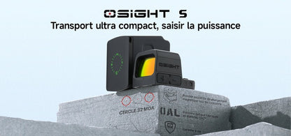 Olight Osight S | Viseur point rouge de 2 MOA et cercle de 32 MOA - NYCTALOPE