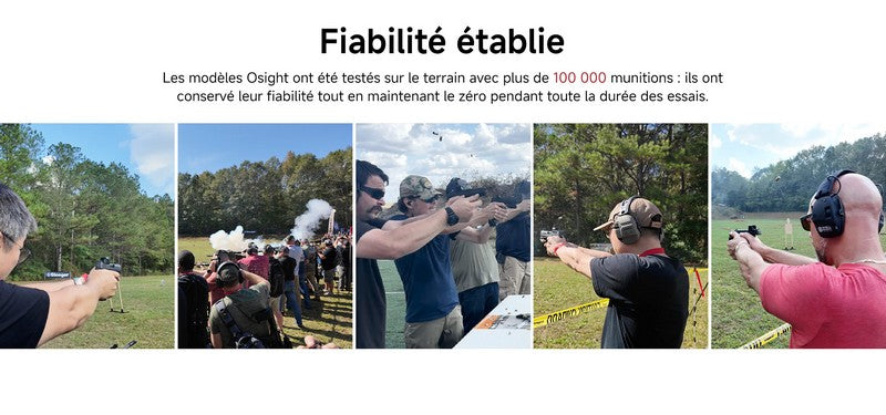 Olight Osight S | Viseur point rouge de 2 MOA et cercle de 32 MOA - NYCTALOPE