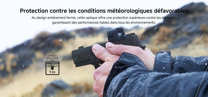 Olight Osight S | Viseur point rouge de 2 MOA et cercle de 32 MOA - NYCTALOPE