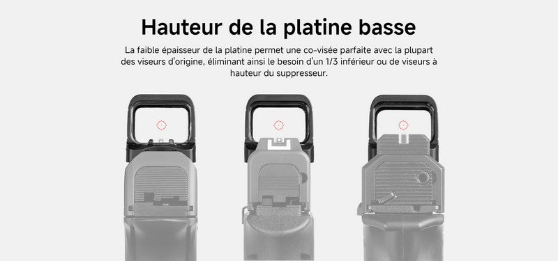 Olight Osight S | Viseur point rouge de 2 MOA et cercle de 32 MOA - NYCTALOPE