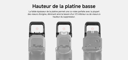 Olight Osight S | Viseur point rouge de 2 MOA et cercle de 32 MOA - NYCTALOPE