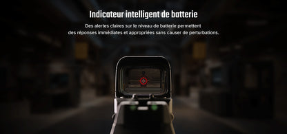 Olight Osight SE - Optique fermée à point rouge avec empreinte RMSc et batterie remplaçable