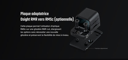 Olight Osight SE - Optique fermée à point rouge avec empreinte RMSc et batterie remplaçable