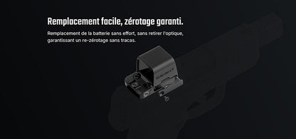 Olight Osight SE - Optique fermée à point rouge avec empreinte RMSc et batterie remplaçable