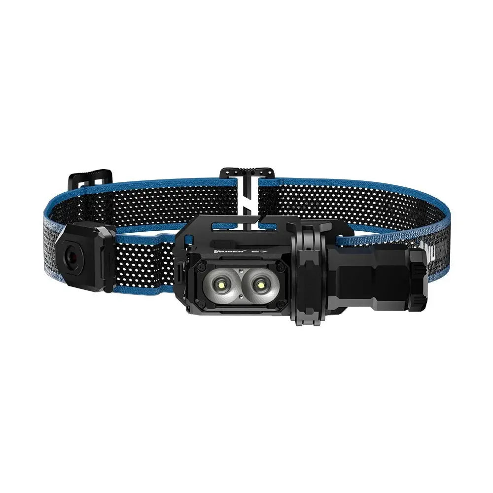 Wuben E7 - Lampe frontale LED rechargeable 1800 lumens