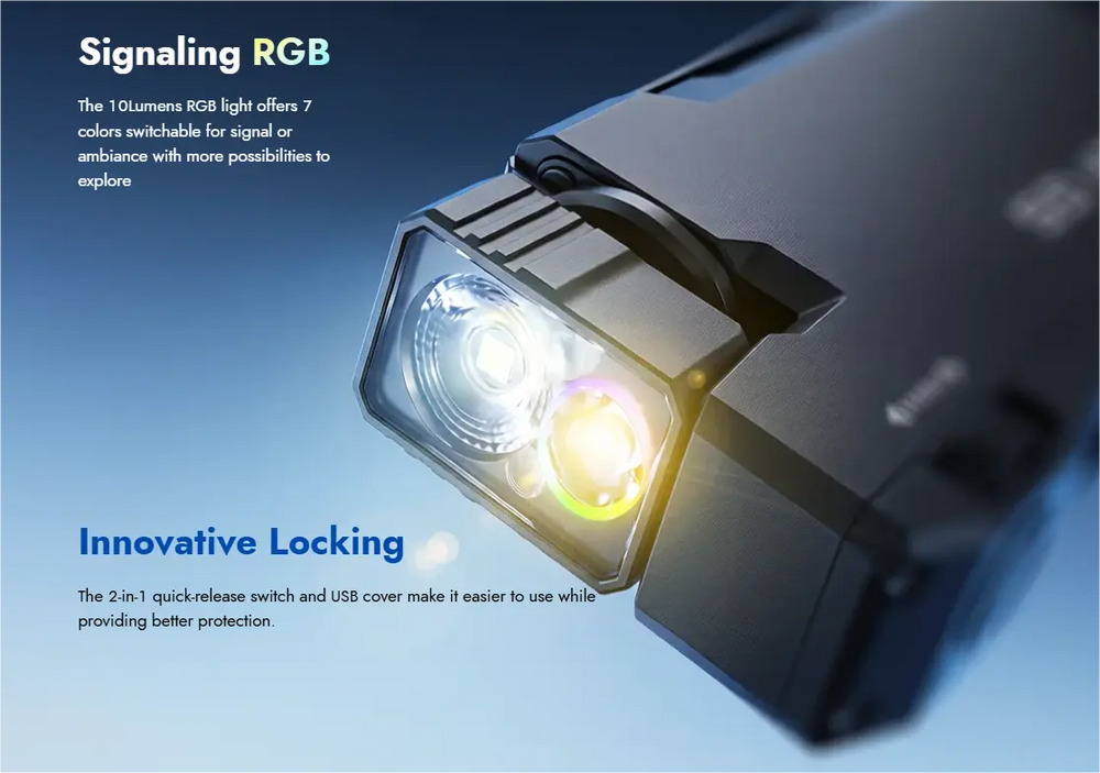 Wuben G5 - Lampe torche EDC porte-clés rechargeable 400 lumens  NYCTALOPE  