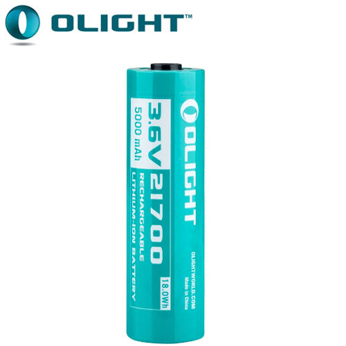 Batterie Olight 21700 - 5000mAh ORB-217C50 - 3.6V protégée Li-ion  NYCTALOPE  