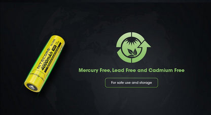 Batterie Nitecore NL1840 18650 - 4000mAh 3.6V protégée Li-ion  NYCTALOPE  