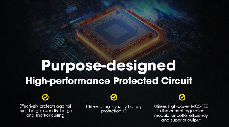 Batterie Nitecore NL2160HP 21700 - 6000mAh 3.6V - protégée Li-ion  NYCTALOPE  