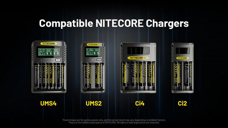 Batterie Nitecore NL2160HPi 21700 - 6000mAh 3.6V - protégée Li-ion