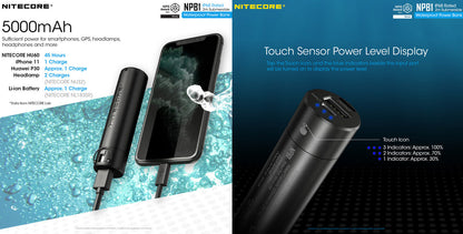 Powerbank Nitecore NPB1 - 5000mAh  NYCTALOPE  