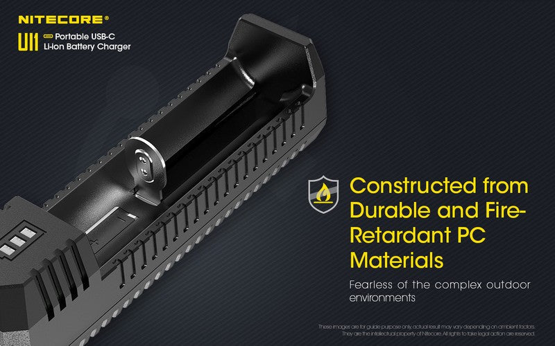Chargeur Nitecore UI1 pour batteries Li-ion/IMR - Type C  NYCTALOPE  