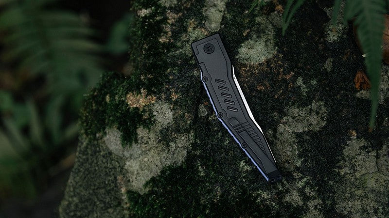 Olight Mettle 3 - Couteau de Poche Pliant EDC - Design de Style Cyberpunk - Oknife  NYCTALOPE  