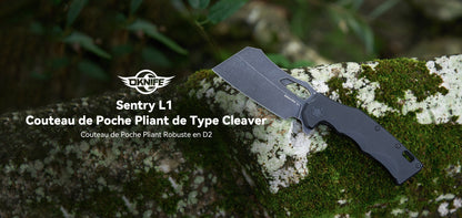 Olight Sentry L1 - Couteau de Poche Pliant de Type Cleaver - Oknife  NYCTALOPE  