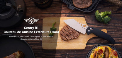 Olight Sentry R1 - Couteau de Cuisine Extérieure Pliant - Oknife  NYCTALOPE  