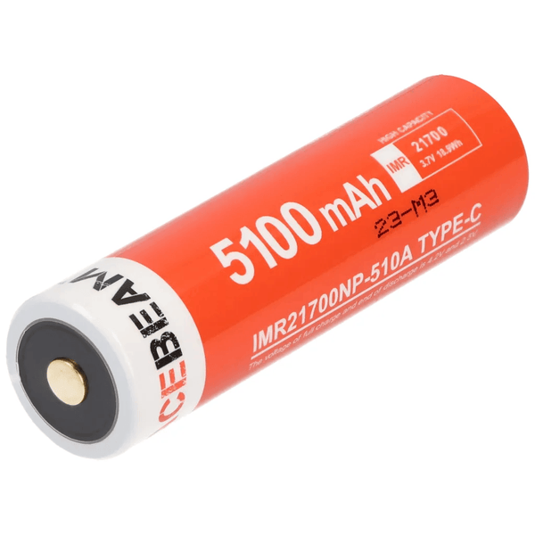 Batterie Acebeam 21700 5100mAh 3.7V protégée LIR - Rechargeable Type-c Acebeam