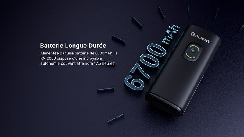 Lampe Vélo Olight RN 2000 – 2000 Lumens  NYCTALOPE  