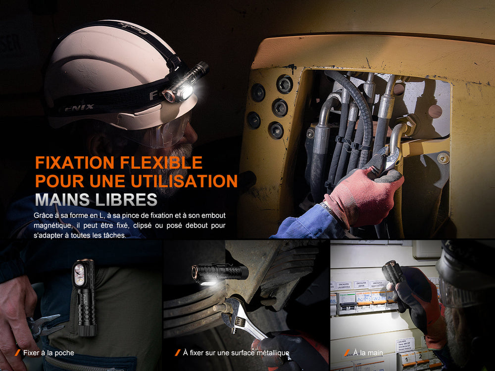 Fenix HM71R V2.0 - Lampe frontale rechargeable - 3500 lumens