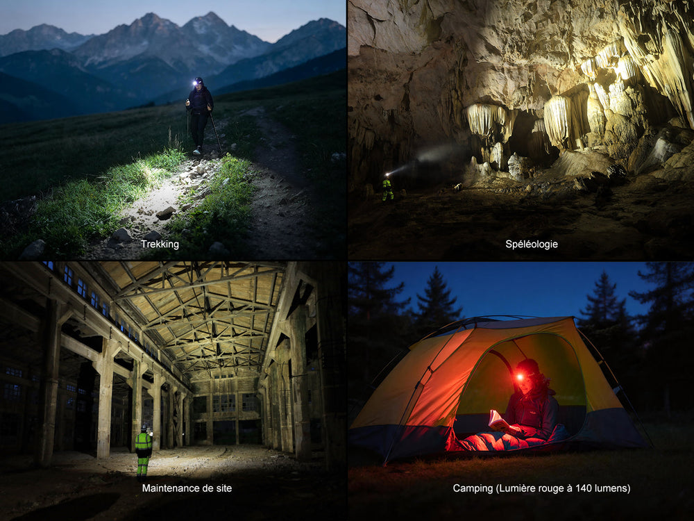 Fenix HM75R PRO - Lampe frontale à led multiples - 3500 lumens