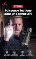 Klarus XT Mini - Lampe tactique compacte à double interrupteur arrière