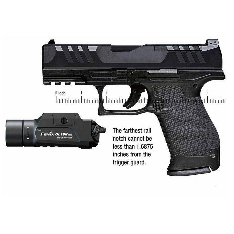 Lampe pour arme Fenix GL19R V2.0 – 1200 Lumens  NYCTALOPE  