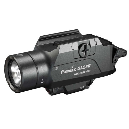 Lampe pour arme Fenix GL23R – 1200 Lumens avec laser vert rechargeable  NYCTALOPE  