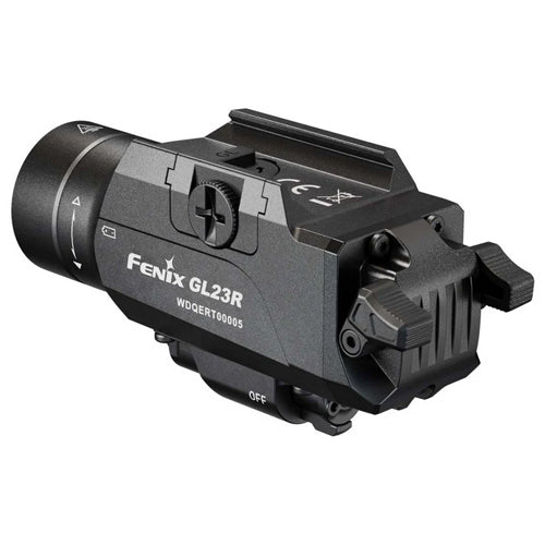 Lampe pour arme Fenix GL23R – 1200 Lumens avec laser vert rechargeable  NYCTALOPE  