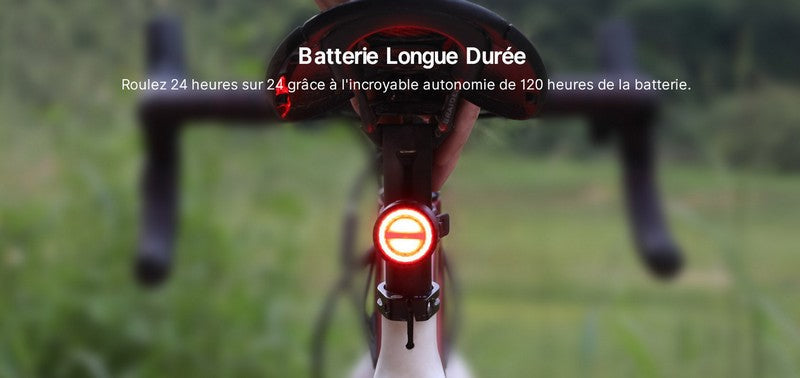 Lampe arrière pour Vélo et VTT Olight  BS100 - 100 Lumens  NYCTALOPE  